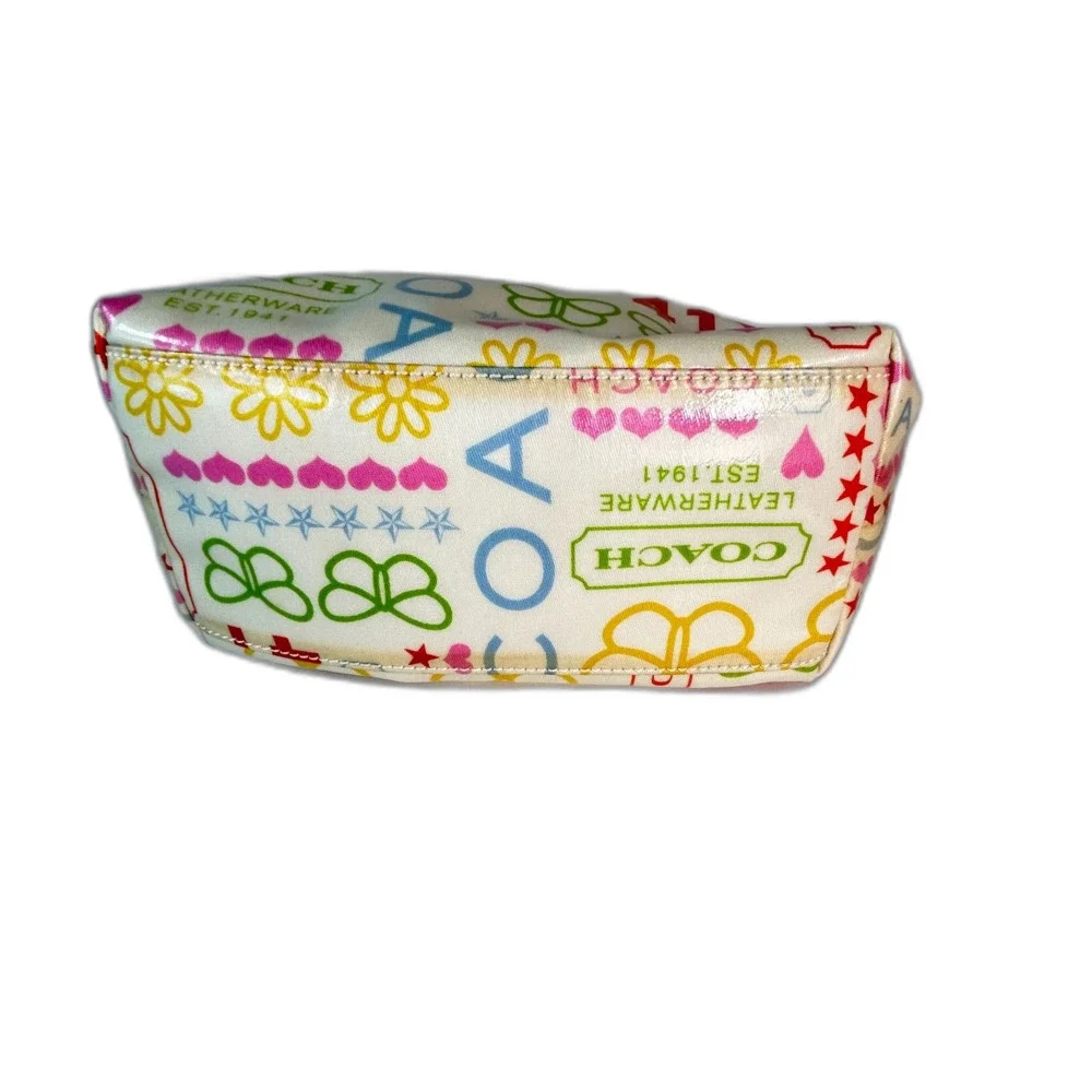 Coach Y2K Rainbow Scribble/Graffiti Doodle Butterfly Multicolor Mini Demi Bag